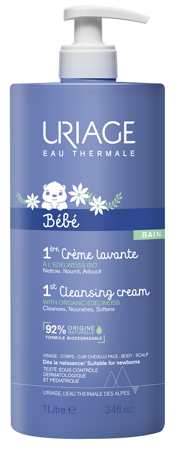 URIAGE LABORATOIRES DERMATOLOG BEBE CREME LAVANTE 1L