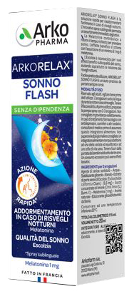 ARKOFARM Srl ARKORELAX Sonno Flash Spy 20ml