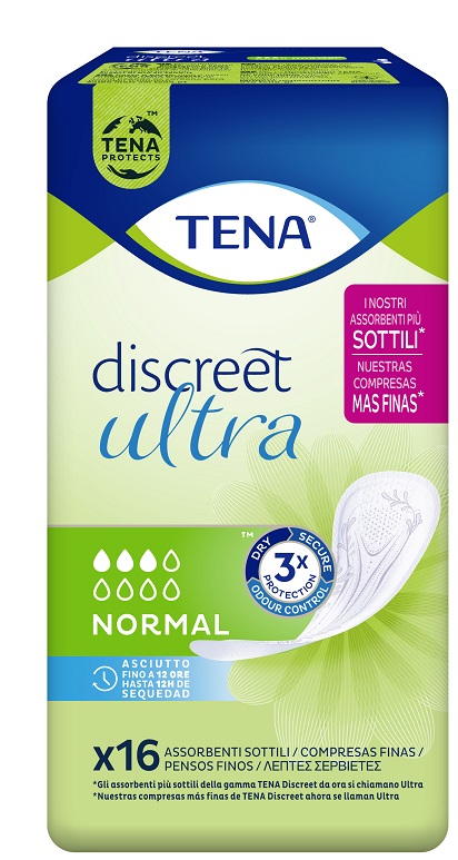 ESSITY ITALY SpA TENA DISCREET ULTRA NORMAL 16P