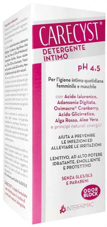 INTERFARMAC Srl CARECYST DETERGENTE INTIMO