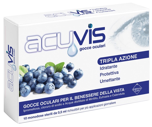 EURITALIA PHARMA (div.COSWELL) ACUVIS Gtt Oculari*10fl.0,5ml
