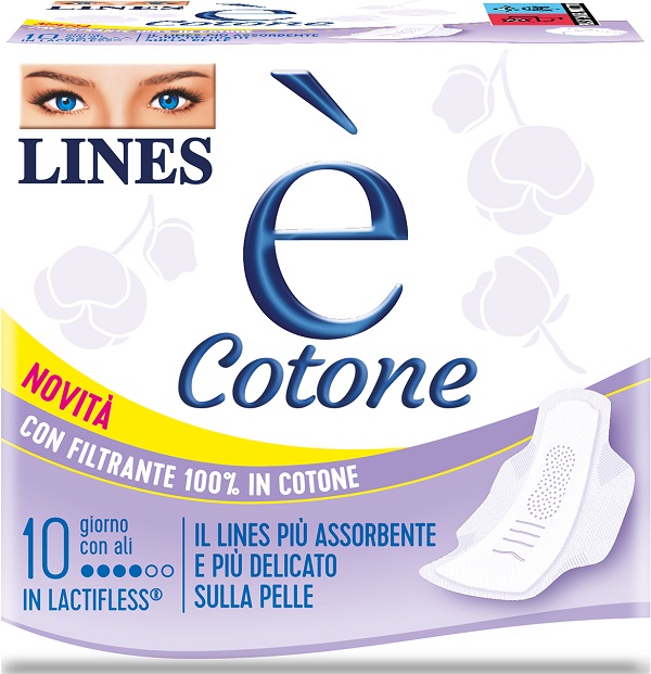 FATER SpA LINES E' COTONE ALI 9+1PZ