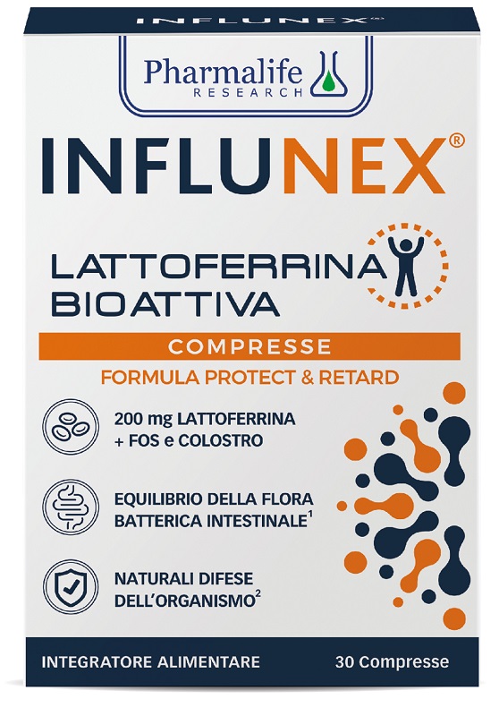 PHARMALIFE RESEARCH Srl INFLUNEX LATTOFERRINA 30CPR