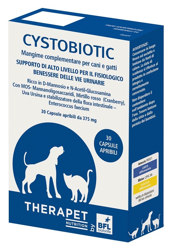 BIOFORLIFE ITALIA Srl CYSTOPRO Therapet 30*Cps