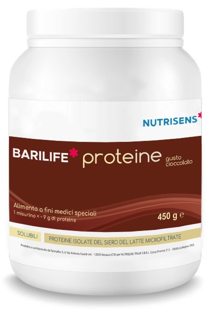 NUTRISENS ITALIA SBRL BARILIFE PROTEINE CIOC 450G