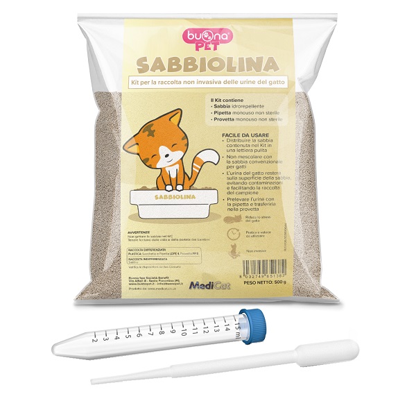 BUONA SpA SOCIETA' BENEFIT SABBIOLINA Kit Urine 500g