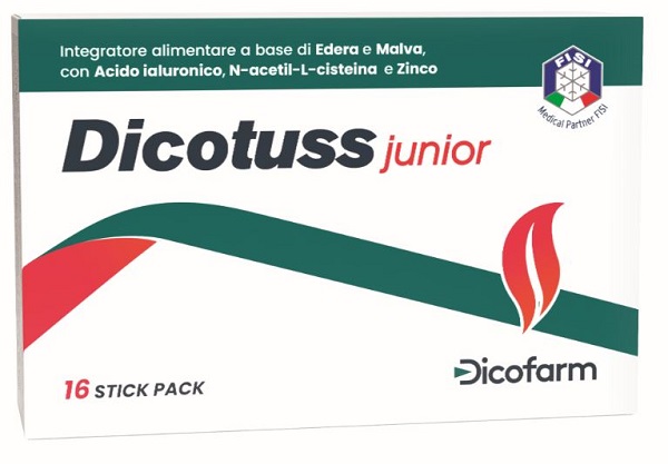 DICOFARM SpA DICOTUSS Junior 16 stick 5ml