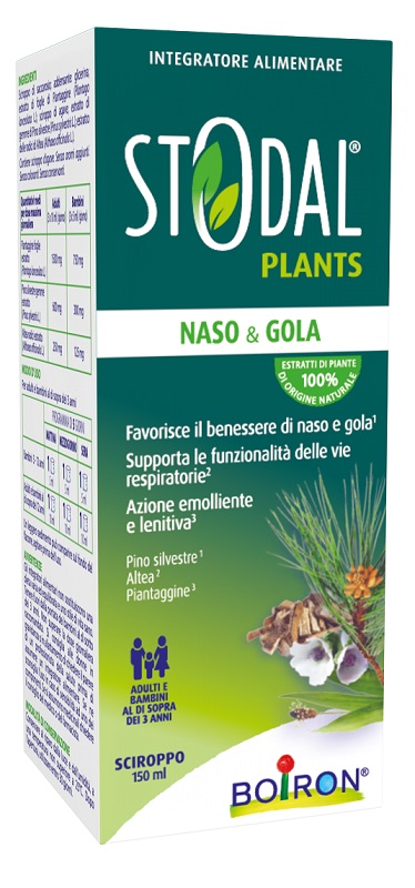 BOIRON Srl STODAL Plants Naso&Gola 150ml